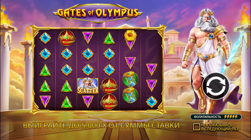 Игровой автомат Gates of Olympus